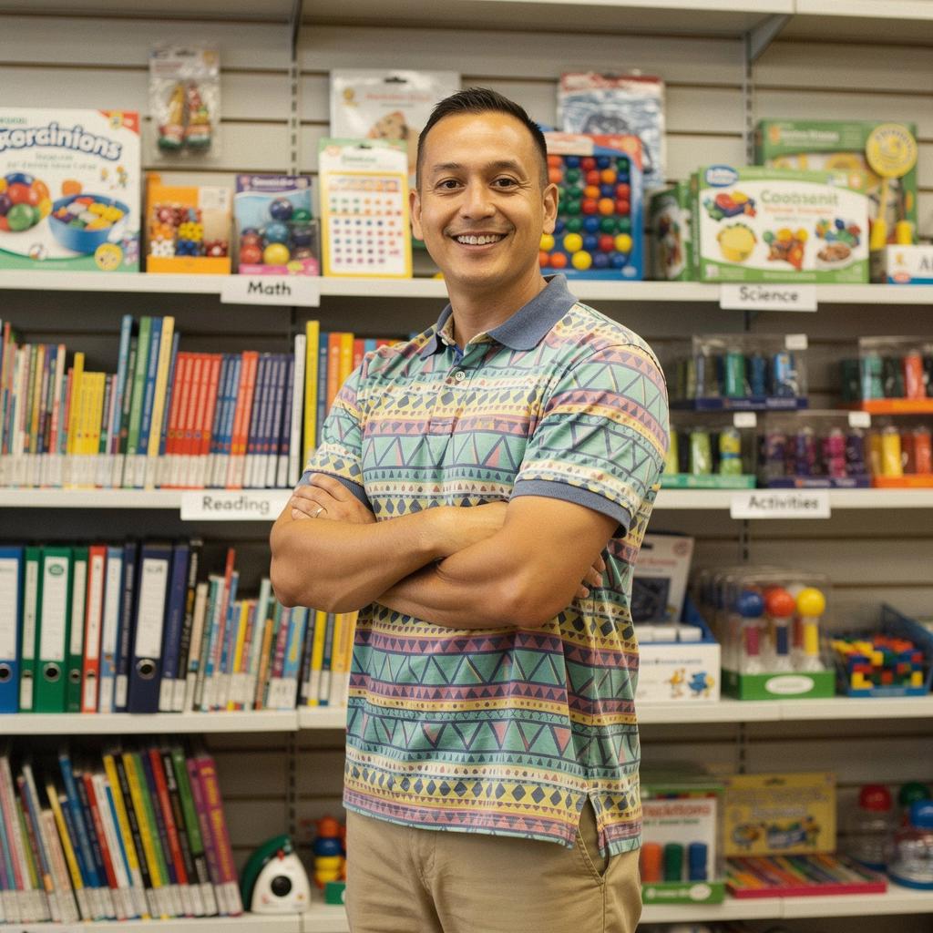 A young child eagerly flipping through a vibrant storybook, surrounded by illustrations of animals and adventures.